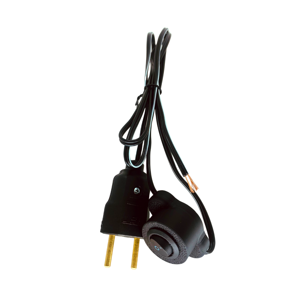 Cabo rabicho para luminária ou abajur de 1,5m