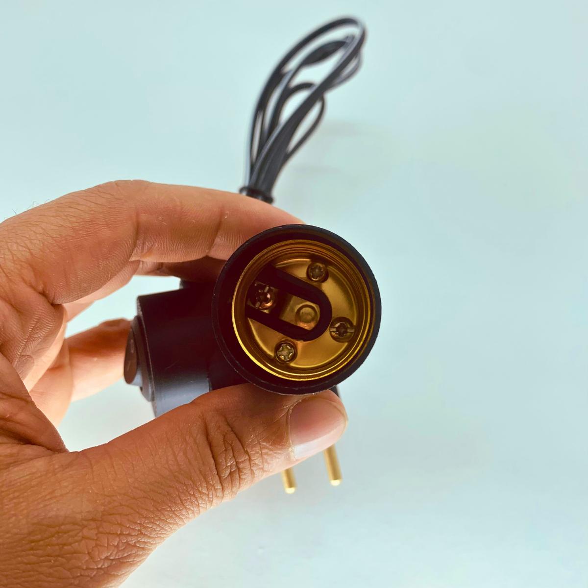 Cabo rabicho para luminária ou abajur de 1,5m