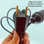 Cabo rabicho para luminária ou abajur de 1,5m