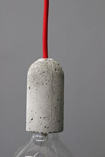 Suporte soquete em concreto E27