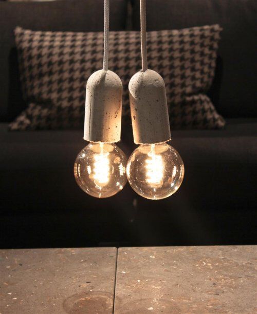 Suporte soquete em concreto E27